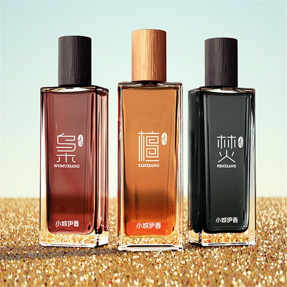 Amazon.co.jp: メンズ香水サンダルウッド、焚き香、黒檀沈香、50 ML